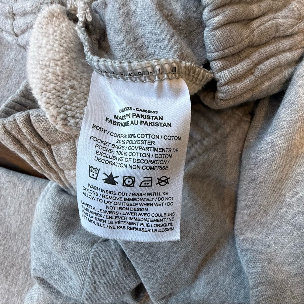 Nike Men’s Gray Sweatpants Joggers small cotton blend - Picture 4 of 7